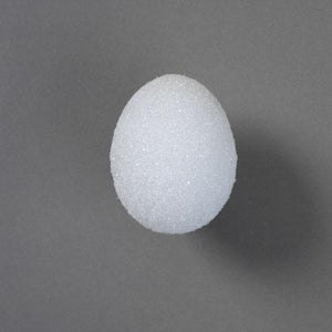 Egg - 6" Ostrich - CraftFōM - White