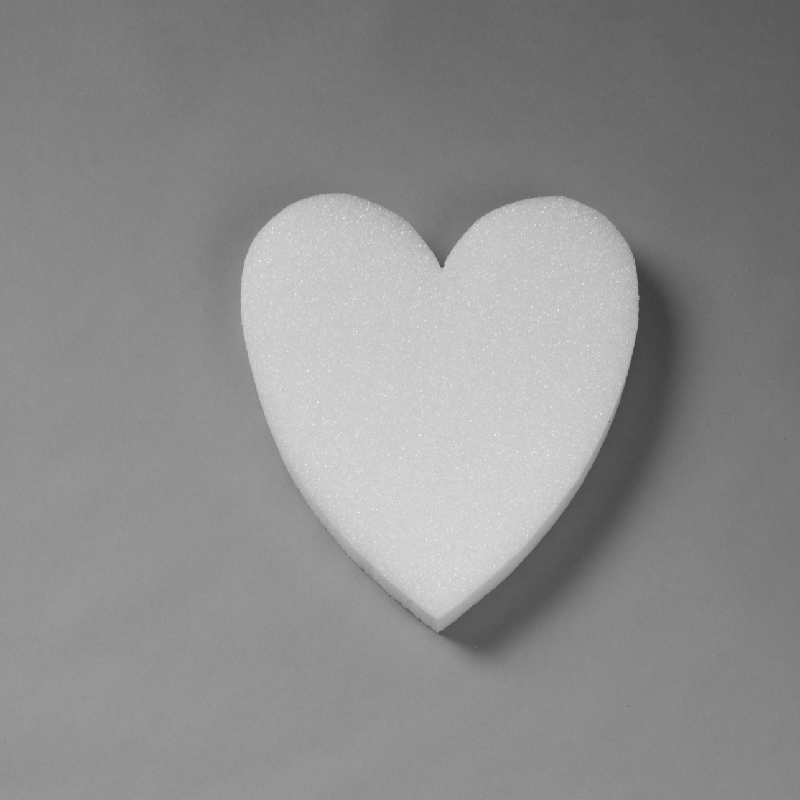 Styrofoam heart 7 x 7 x 3,5 cm