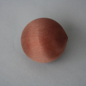Ball Ornament - 2.5 inch - Matte Bark - 12pk