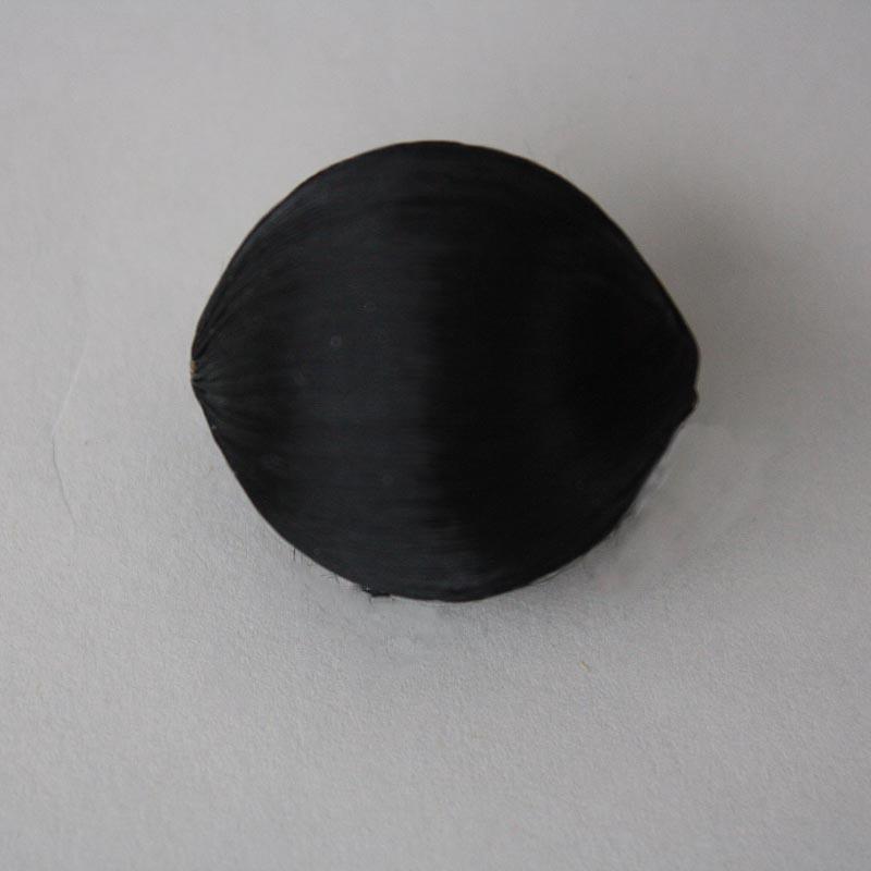 Ball Ornament - 4 inch - Satin Black- 6pk