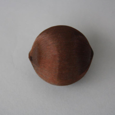 Ball Ornament - 4 inch - Satin Brown - 6pk