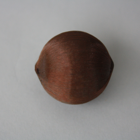 Ball Ornament - 1.25inch - Satin Brown - 12pk