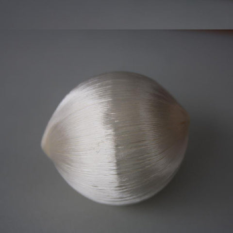 Ball Ornament - 2.5 inch - Satin Cornsilk - 12pk