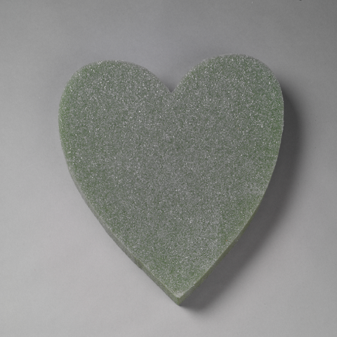 Heart - Reinforced -24" x 20" x 2" - Painted Green