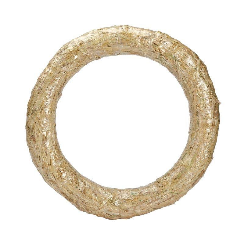 Straw Wreath- UnWrapped -10"- Case of 15