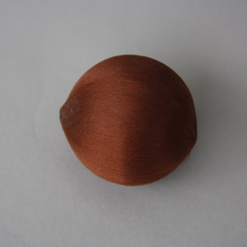 Ball Ornament - 1.25inch - Satin Fawn - 12pk