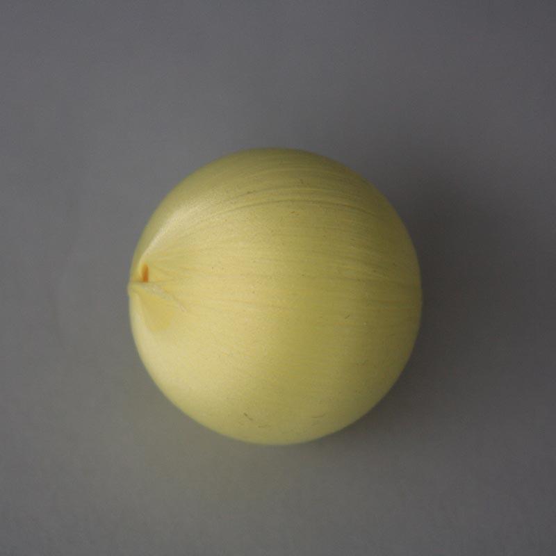 Ball Ornament - 4 inch - Matte Maize - 6pk