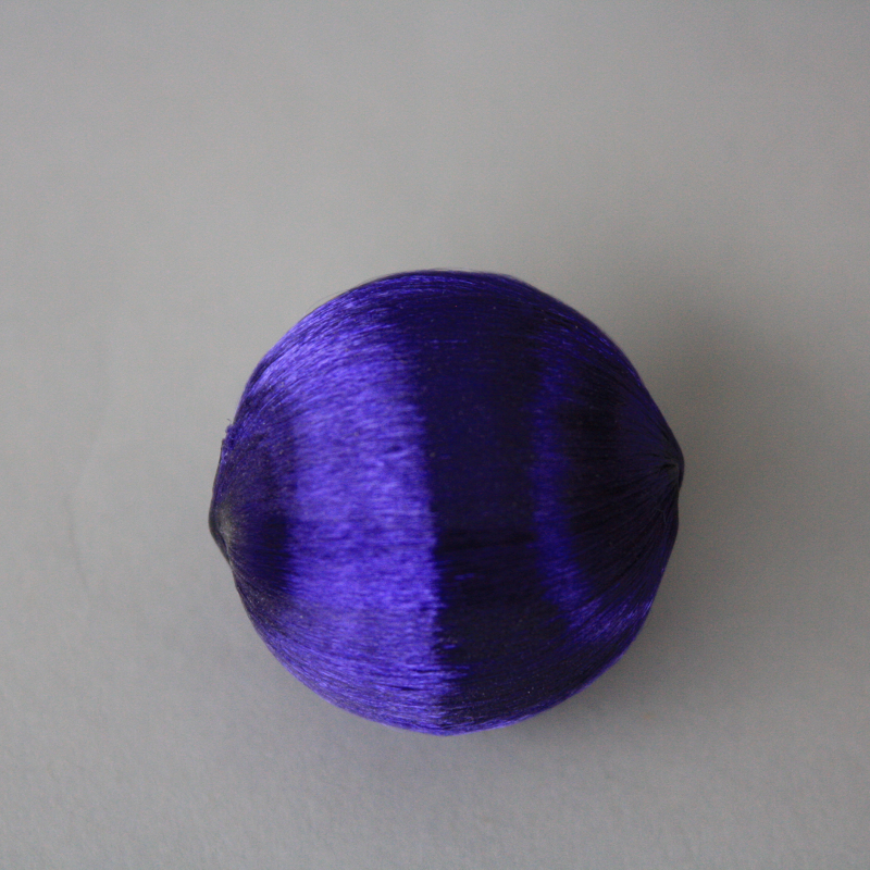 Ball Ornament - 1.25inch - Satin Regal Purple - 12pk