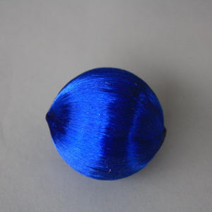 Ball Ornament - 3 inch - Satin Royal Blue - 12pk