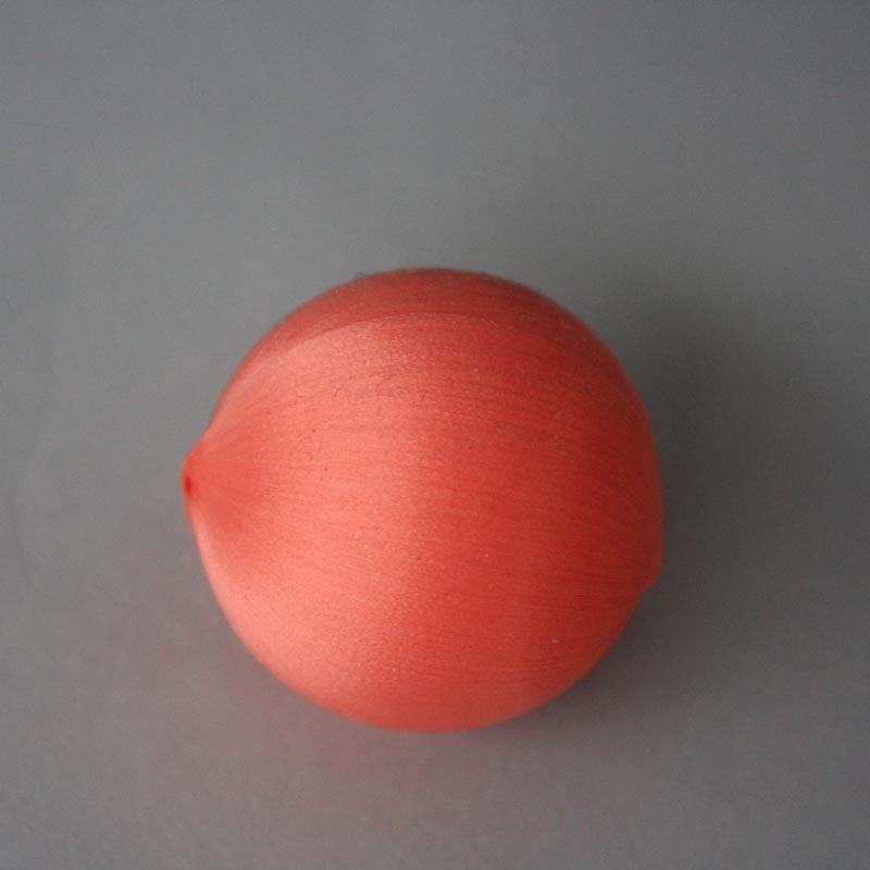 Ball Ornament - 4 inch - Matte Salmon - 6pk