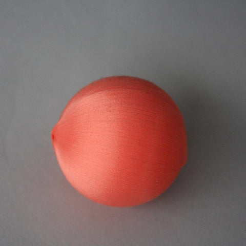 Ball Ornament - 4 inch - Matte Salmon - 6pk